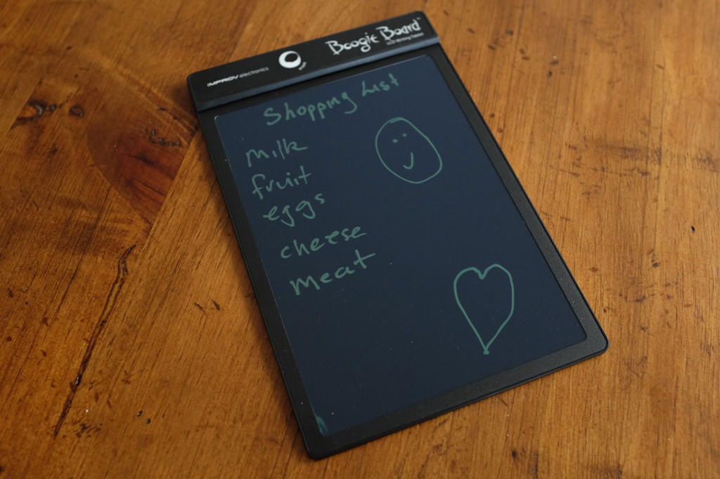 Gadget Review - Replace Paper with a Boogie Board! - Zinc Moon