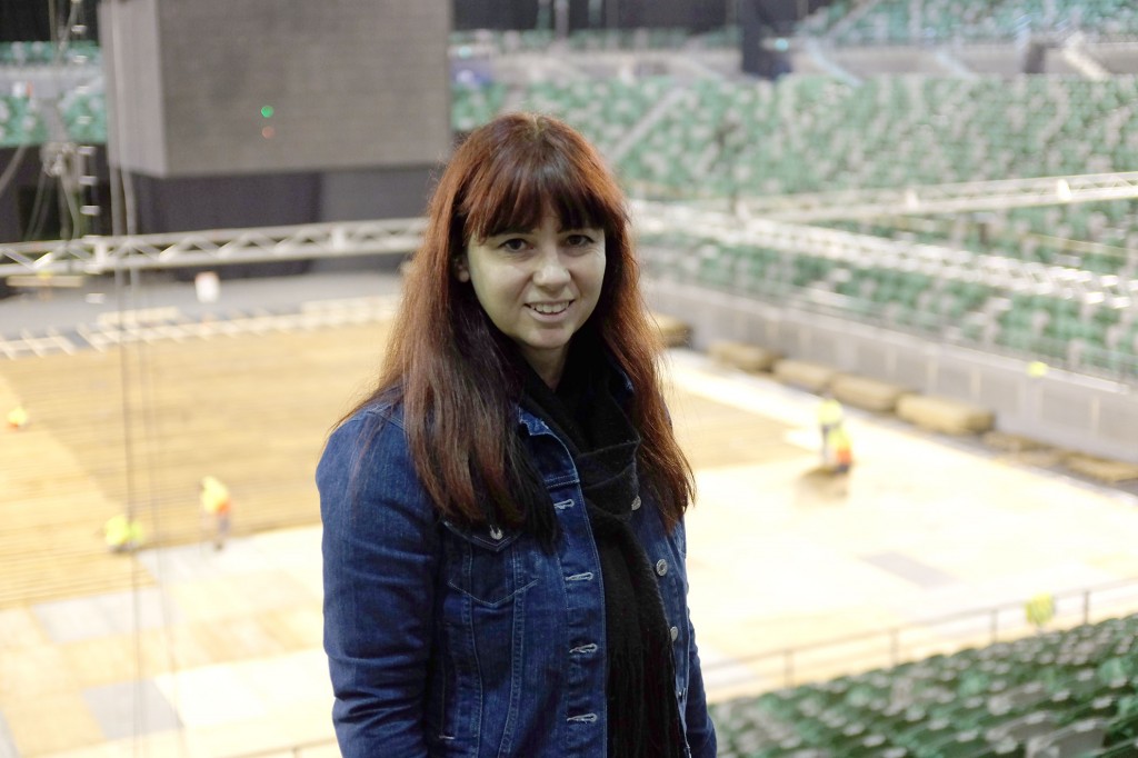 Inside Rod Laver Arena